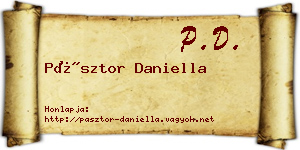 Pásztor Daniella névjegykártya