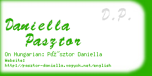 daniella pasztor business card